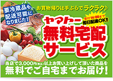 ヤマトー,無料宅配サービス